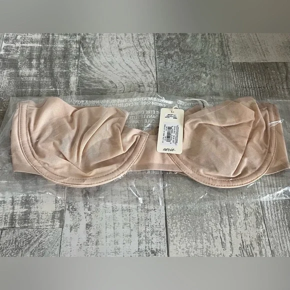NWT Aerie Smoothez Unlined Mesh Bra - Picture 3 of 5
